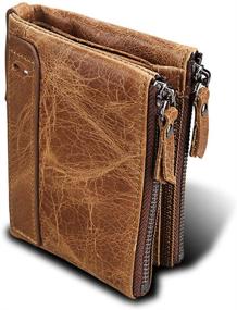 img 4 attached to Emoly Mens Wallet - Sleek Minimalist Wallet with Advanced Blocking Technology