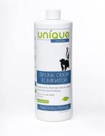 🦨 unparalleled skunk odor eliminator: unique natural products, 32-ounce logo