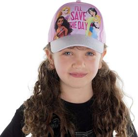 img 3 attached to 👑 Adorable Disney Princess Toddler Baseball Hat for Girls 4-7: Stylish Cap to Shield the Sun