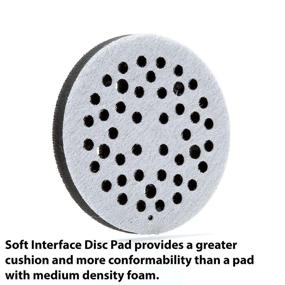 img 3 attached to 🧽 3M Clean Sanding Soft Interface Disc Pad, 44 Holes - Vacuum Sander Backup Pad - Hook and Loop Attachment - 5&#34; x .5&#34; - 28321
