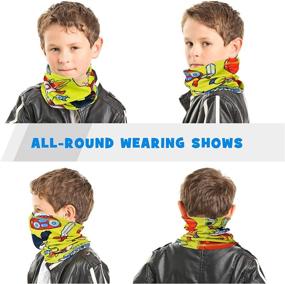 img 2 attached to Stay Cozy and Protected: EXski Winter Warmer Gaiter Fleece Boys' Accessories