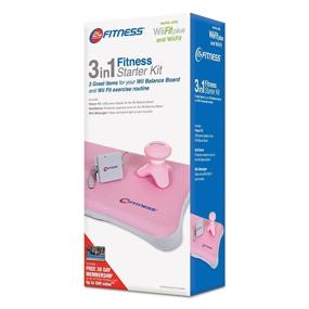 img 1 attached to dreamGEAR 24 Hour Fitness Kit for Nintendo Wii (pink) - 3-in-1 Bundle