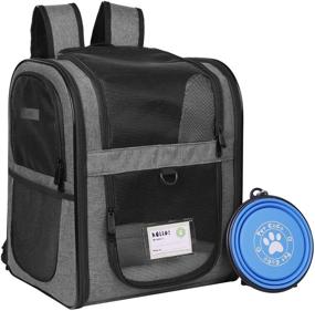 img 4 attached to 🐾 UG Pet Backpack Carrier: Secure Travel Airline-Approved Bag for Large and Small Dogs and Cats, with Safety Features - Ideal for Outdoor Adventures