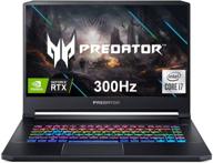 🎮 ноутбук для геймеров acer predator triton 500 pt515-52-73l3: intel i7-10750h, geforce rtx 2070 super, 15.6" fhd 300hz дисплей логотип