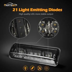 img 2 attached to Подсветка тормоза LED Partsam для F150 F-150 2004-2008 | Курила светодиодная задняя грузовая лампа