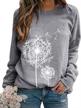 dandelion sweatshirt crewneck pullover graphic outdoor recreation in hiking & outdoor recreation clothing logo