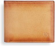 premium trifold leather wallet with rfid blocking - handcrafted by donword logo