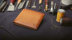 img 1 attached to Premium Trifold Leather Wallet with RFID Blocking - Handcrafted by DONWORD