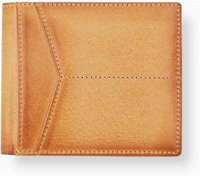 img 3 attached to Premium Trifold Leather Wallet with RFID Blocking - Handcrafted by DONWORD