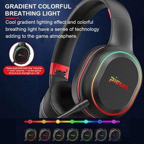img 1 attached to 🎧 SLuB Bluetooth Headphones Over Ear Game Wireless/Wired/TF with Mic 60H Play Time Hi-Fi Deep Bass HD Stereo Active Noise Cancelling Foldable Headset for Cell Phone/PC - Premium Sound and Convenient Features