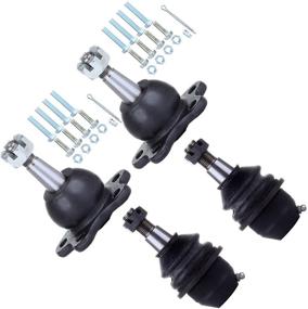 img 4 attached to 🔧 High-Quality Front Suspension Kit: SCITOO 4pcs Lower and Upper Ball Joints for 1996-2000 GMC/Chevy K1500/K1500 Suburban/K2500