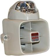 amseco potter ssx52sc clear siren and strobe combination: enhanced alert system logo