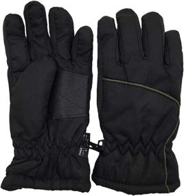 img 1 attached to Kids Waterproof Thinsulate Gloves Anti Slip Boys' Accessories : Cold Weather