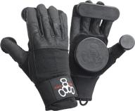 🔥 enhance your longboarding experience with triple 8 sliders longboard gloves logo