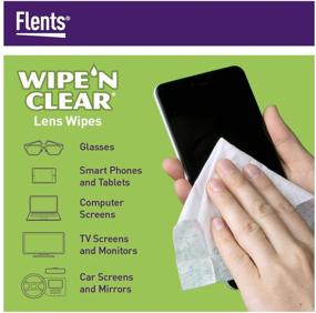 img 1 attached to Flents Eyeglass Cleaner Lens Wipes