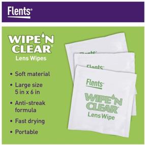 img 2 attached to Flents Eyeglass Cleaner Lens Wipes