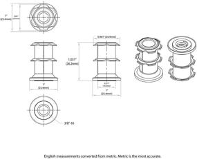 img 3 attached to Outwater Double Caster Insert DS72 326