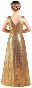 img 3 attached to Sequin Wedding Pageant 💃 Girls' Clothing for Junior Bridesmaids