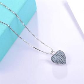 img 1 attached to Sterling Cremation Necklace Keepsake for Girls' Jewelry - ACJFA