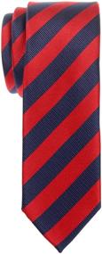 img 2 attached to Retreez Exquisite Regimental Stripe Microfiber: Elevate Your Style with Unmatched Sophistication