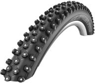 🚴 schwalbe ice spiker pro hs 379: premium studded mountain bike tire (black - 27.5 x 2.25) - enhance winter cycling performance! logo