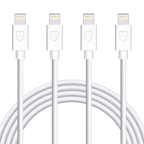 img 4 attached to 4-Pack 6FT Lightning to USB Charging Cable Cord for iPhone 13 12 11 Pro XS MAX XR X 8 8Plus 7 7Plus 6 6Plus 6S 6SPlus 5 5S SE (S-06WH)