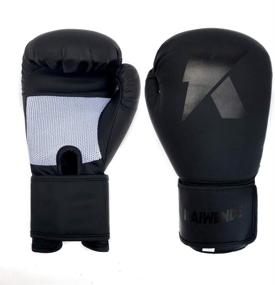 img 2 attached to 🥊 KAIWENDE-BX01 Boxing Gloves (6oz-16oz), Punching Bag Mitts for Muay Thai, UFC, MMA, Kickboxing Fight Training