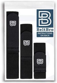 img 3 attached to 👧 BeltBro For Kids No Buckle Elastic Belt 3 Pack - Fits 1 Inch Belt Loops, Comfortable & Easy To Use - Sizes S, M, L for Optimum Fit