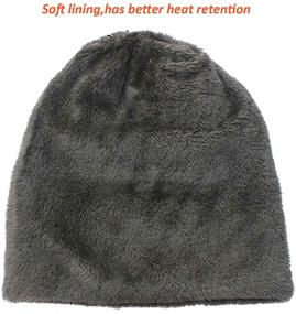 img 2 attached to HINDAWI Winter Beanie: Windproof Slouchy Hat for Boys' Accessories