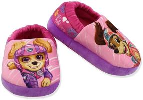 img 4 attached to Boys' Shoes - 👟 Patrol Chase Marshall Toddler Slippers