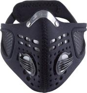 🌬️ respro sportsta anti-pollution mask - x-large size - black: your ultimate solution for pollution protection logo