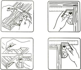 img 1 attached to 📐 Усовершенствованная точность: Комбинированный угольник с встроенным уровнем для плотников