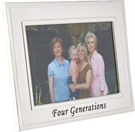 larence frames sentiments collection, каркас для фотографии четыре поколения, металлический, 4x6 дюймов логотип