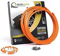 🍊 orange 24-inch alloygator wheel protectors, 4-pack - k4 orngexc logo