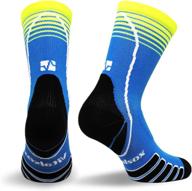 🧦 vitalsox vt6810: italian made compression sport crew socks with silver drystat for ligament support logo