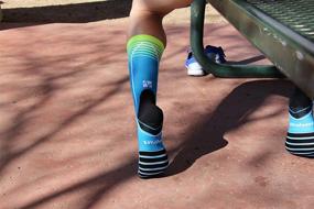 img 1 attached to 🧦 Vitalsox VT6810: Italian Made Compression Sport Crew Socks with Silver Drystat for Ligament Support