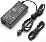 🔌 high-quality 19v ac adapter power cord supply for hp pavilion monitor 22cwa, 22bw, 20xi, 23cw, 23xi, 23xw, 25es, 25xw, 25bw, 25xi, 27xw, 27xi series laptop logo