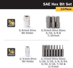 img 1 attached to 🔧 TITAN 16111 13-Piece SAE Hex Tool Set