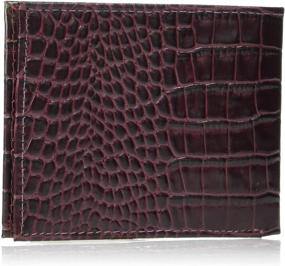 img 3 attached to 👔 Classy and Compact: Stacy Adams Burgundy Bifold Wallet - A Perfect Organizational Solution