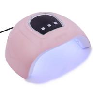 💅 tfscloin uv led nail lamp 54w: fast cure gel polish nail dryer light with auto sensor lcd display and usb charger – professional nail art tools logo