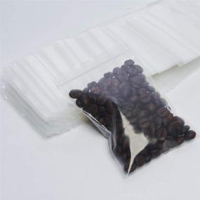 img 1 attached to 🍪 Poly & Plastic Packaging Bags for Cookies, with Reclosable Zipper - Ideal for Shipping and Supplies