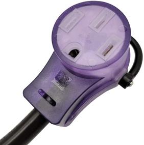 img 2 attached to 🔌 Parkworld 885521 EV Adapter Cord - NEMA 10-30P to 14-50R (Tesla UMC & EV Charging Only, 18 inch)