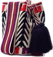 👜 women's colorful handmade mochila handbags & wallets, authentic colombian designs logo