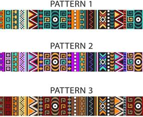 img 3 attached to 🐾 Adjustable Tribal Dog Collar with Aztec Pattern - Nylon Pet Collars for Small, Medium, and Large Dogs/Puppies