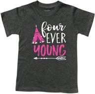 four ever young birthday shirt logo