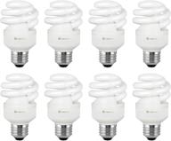 💡 spiral cfl t2 compact fluorescent light bulb logo