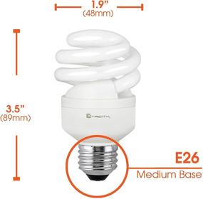 img 1 attached to 💡 Spiral CFL T2 Compact Fluorescent Light Bulb