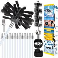 🧹 bluesea 30 feet dryer vent cleaning kit: easily removes lint, extends up to 30 feet - effective dryer vent cleaning system with vacuum attachment, lint trap brush, and adapters logo