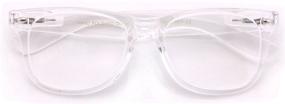 img 2 attached to 👓 Stylish Clear Reading Glasses - Comfortable and Simple Magnification for All