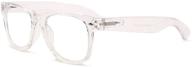 👓 stylish clear reading glasses - comfortable and simple magnification for all logo